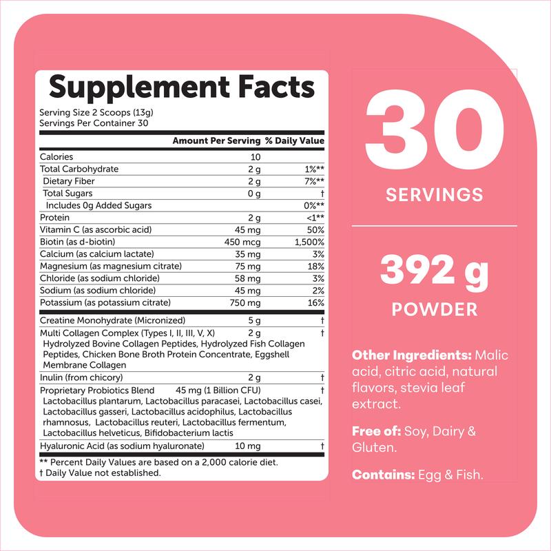 Creatine Hydration for Women (Strawberry Flavor)